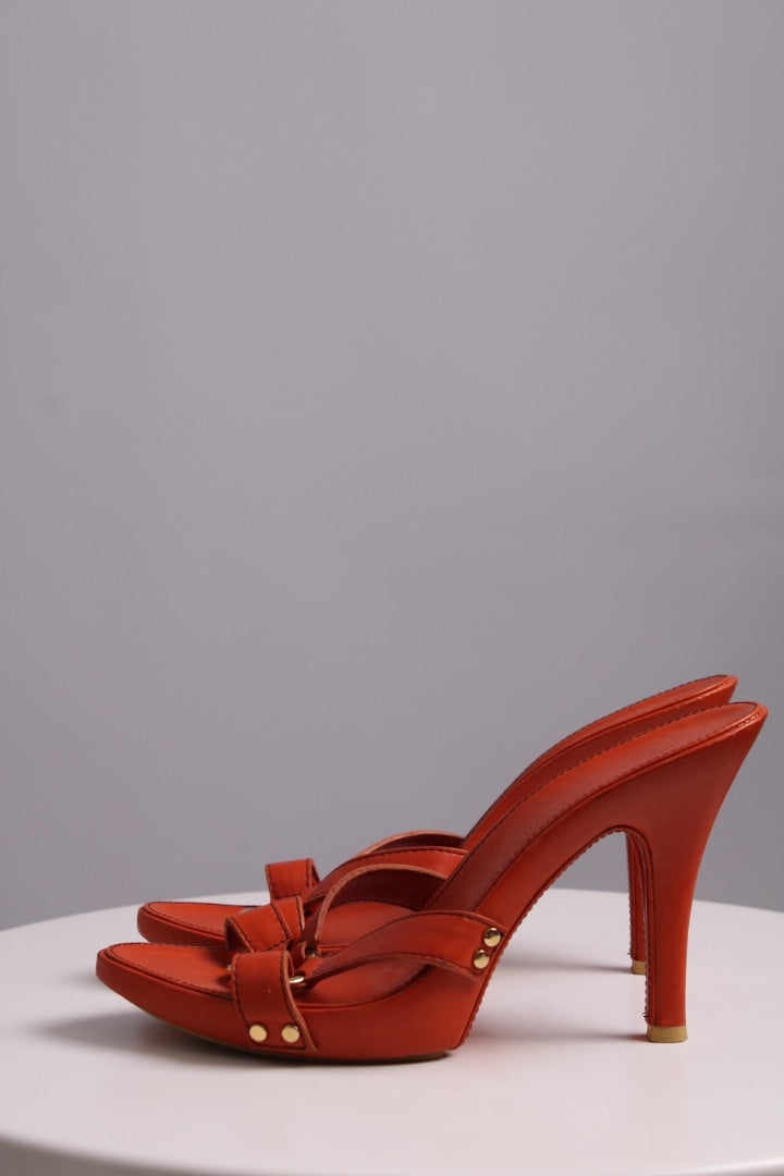 Giuseppe Zanotti Slide heel sandals Orange 39