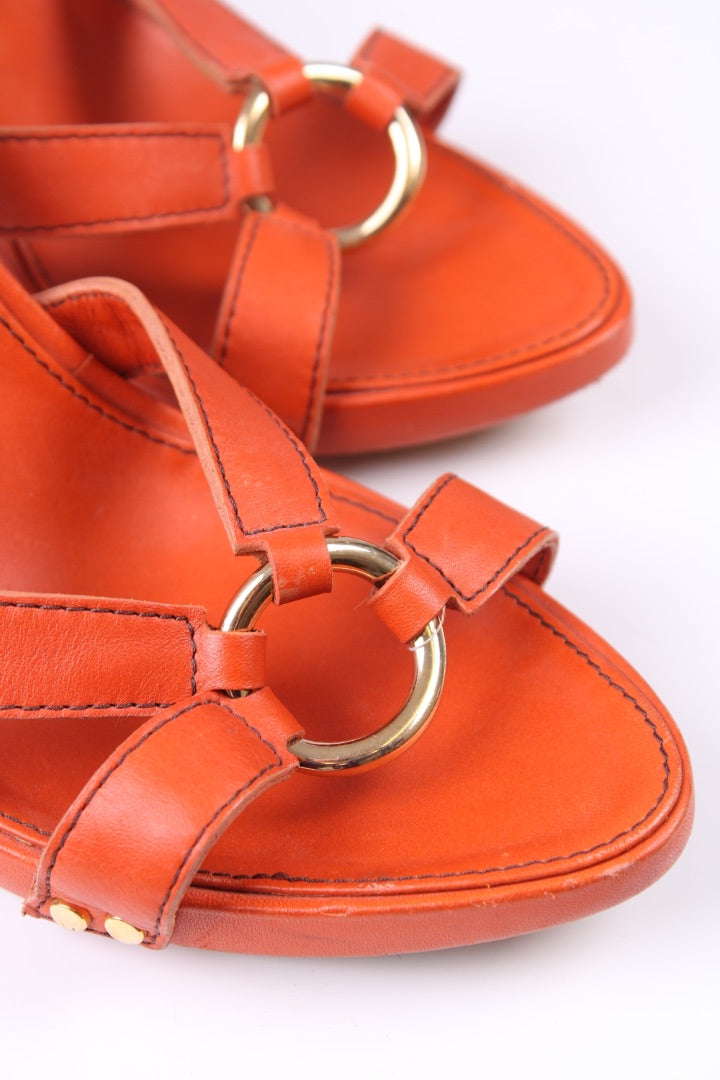 Giuseppe Zanotti Slide heel sandals Orange 39