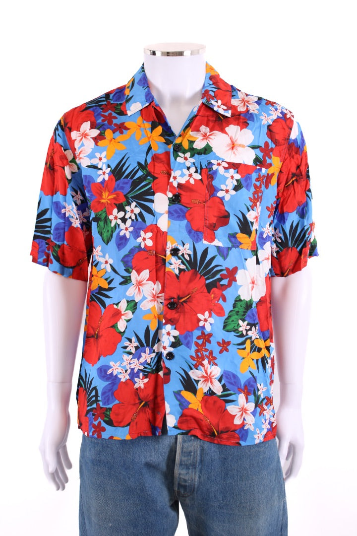 Ami S/S Floral Shirt Multi Coloured M
