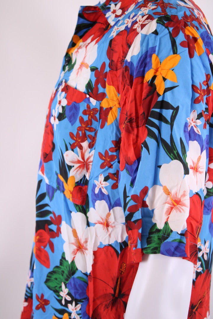 Ami S/S Floral Shirt Multi Coloured M