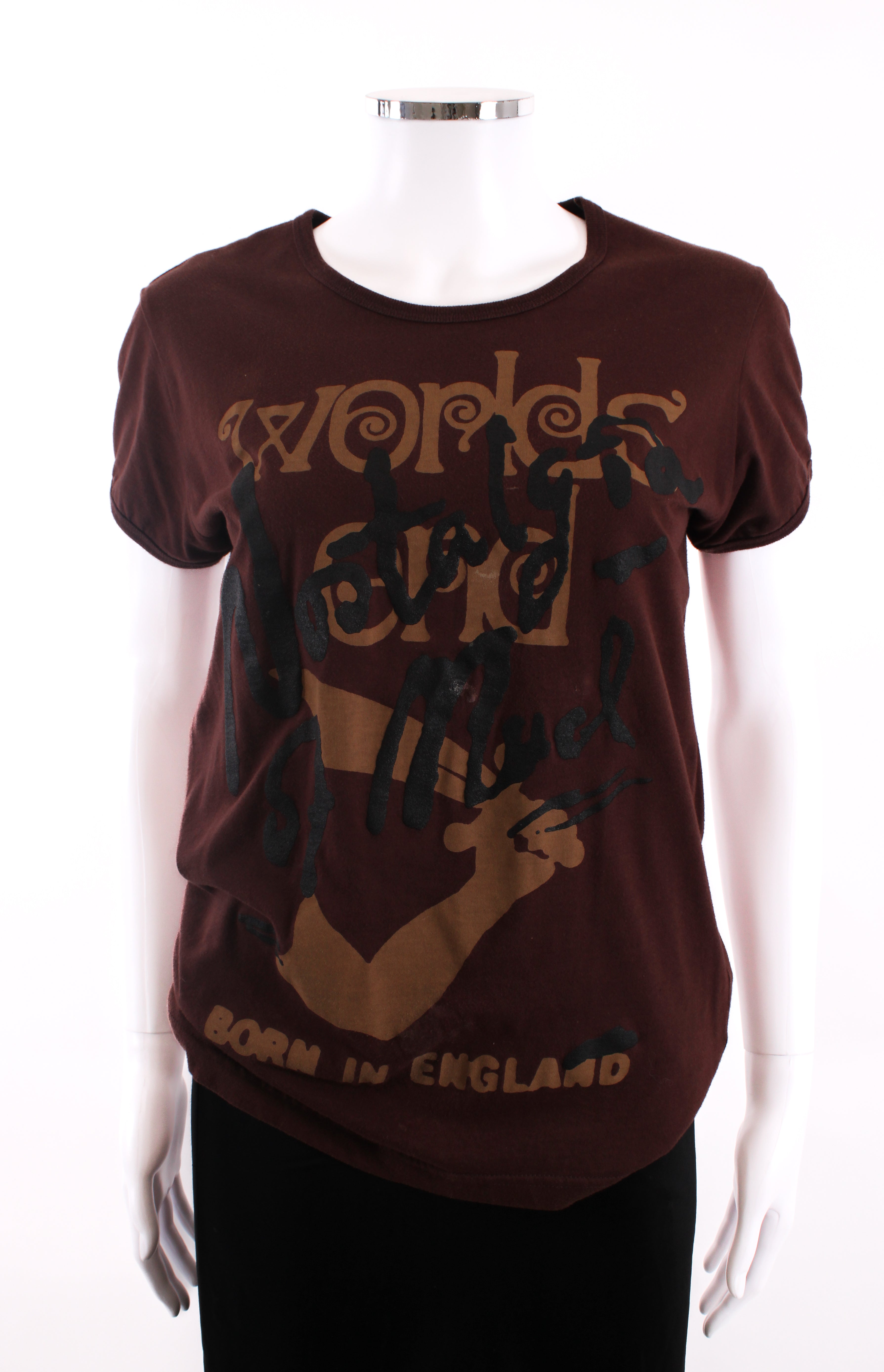 Vivienne Westwood nostalgia of mud print Brown S