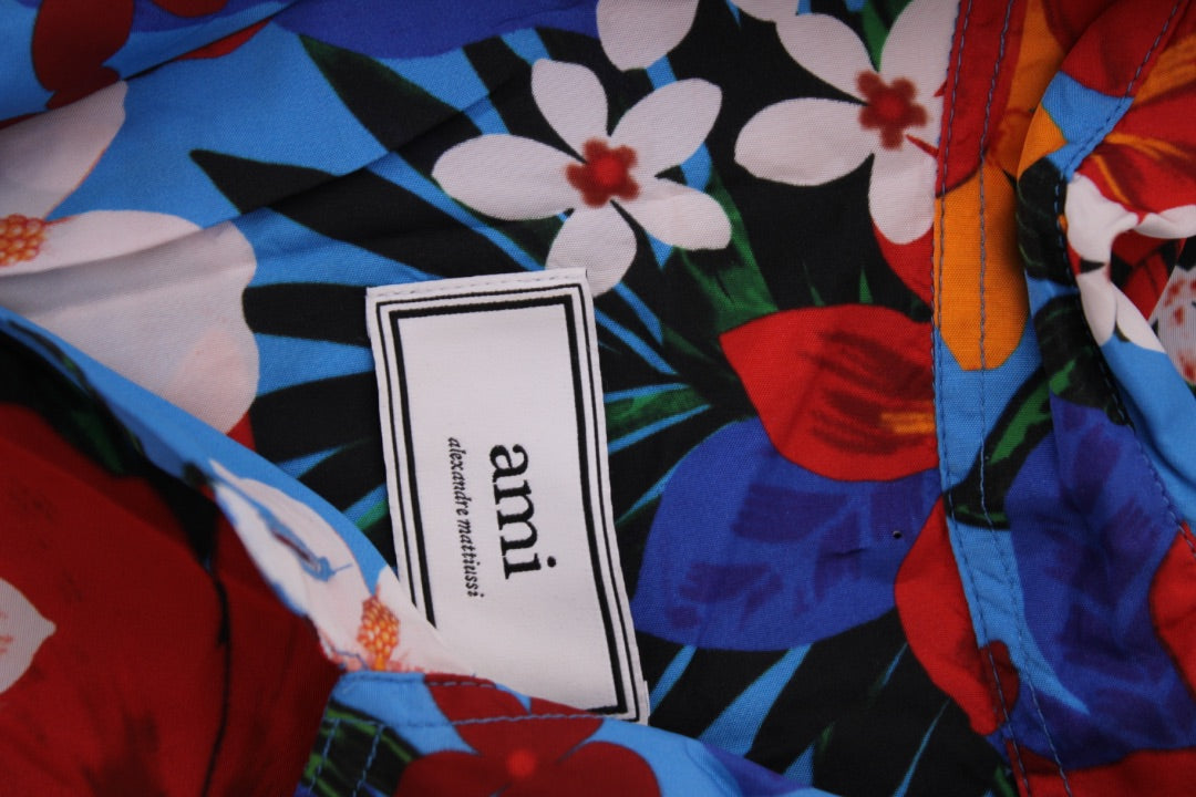 Ami S/S Floral Shirt Multi Coloured M