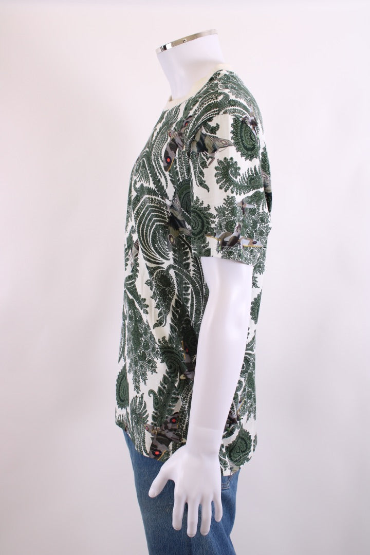 Givenchy Paisley Print T-shirt Green XL