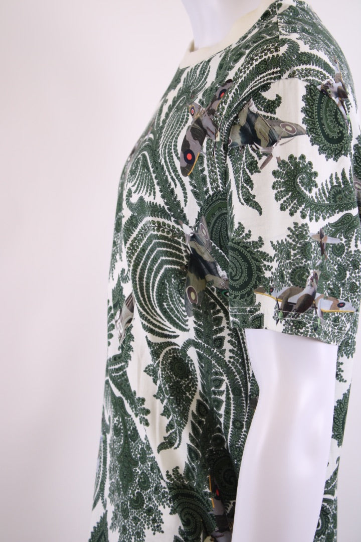 Givenchy Paisley Print T-shirt Green XL