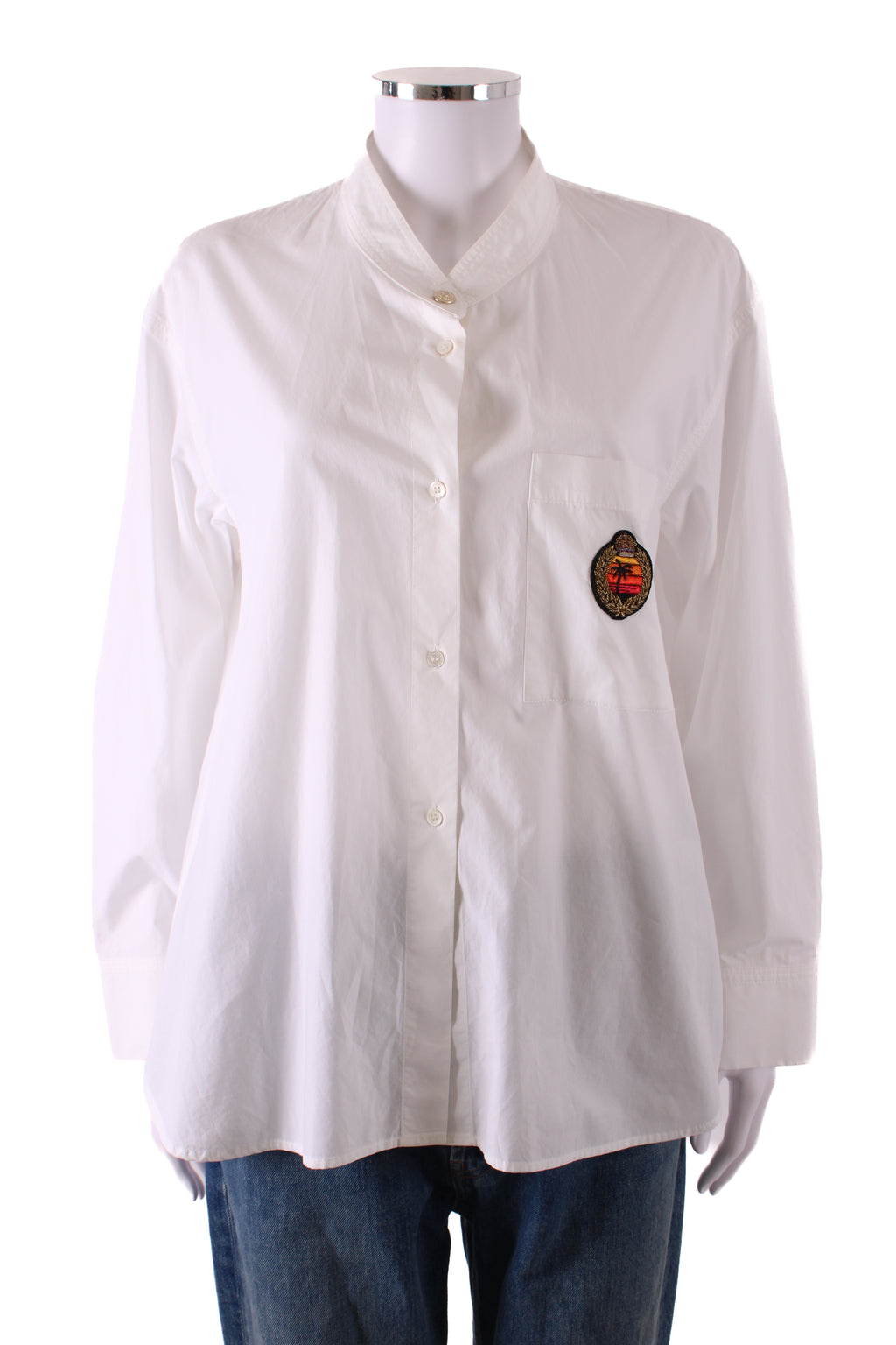 Sandro Palm tree emblem White S