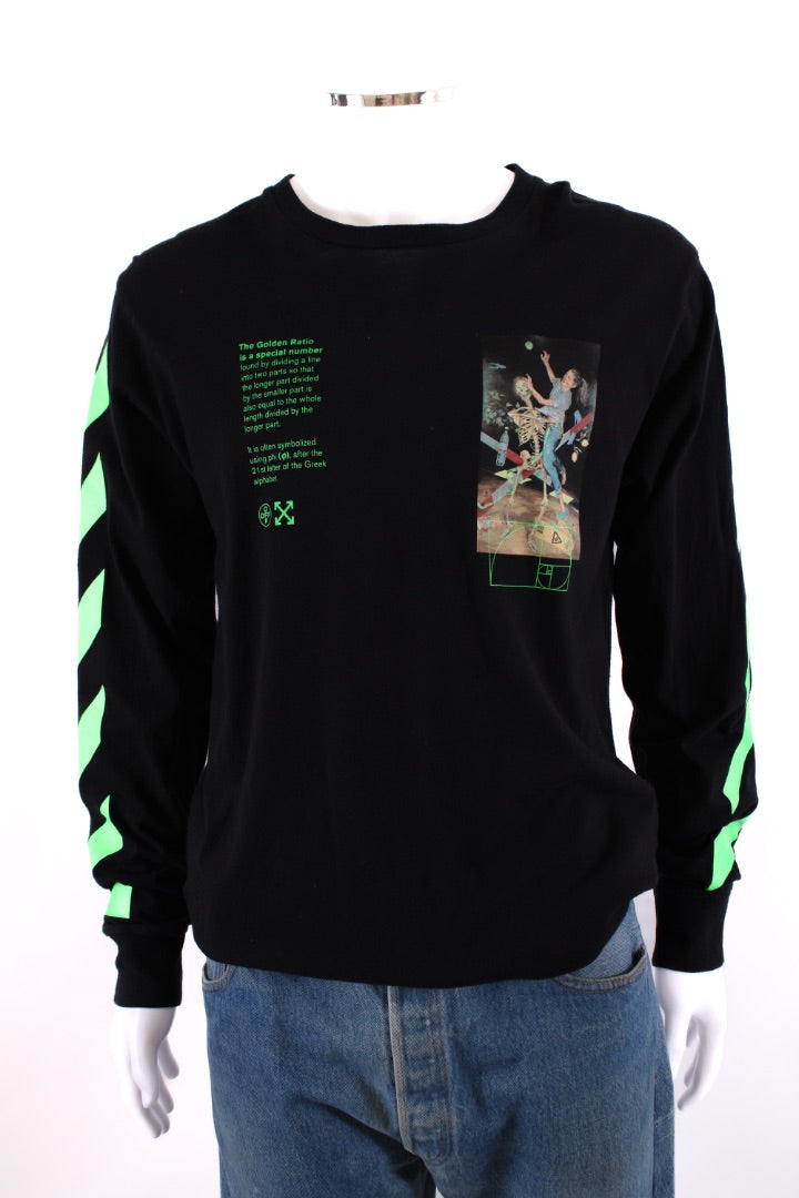 Off White Top Black L