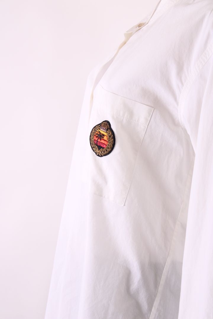Sandro Palm tree emblem White S