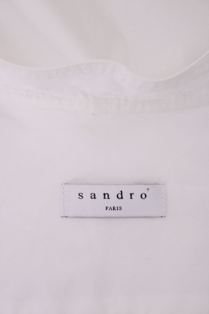 Sandro Palm tree emblem White S