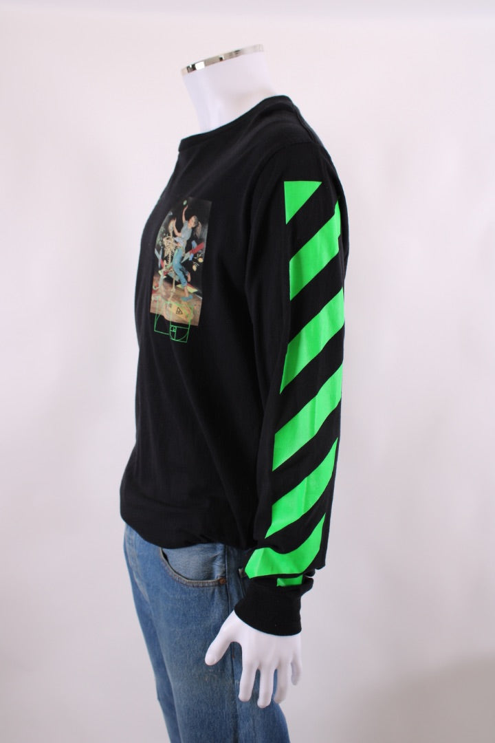 Off White Top Black L