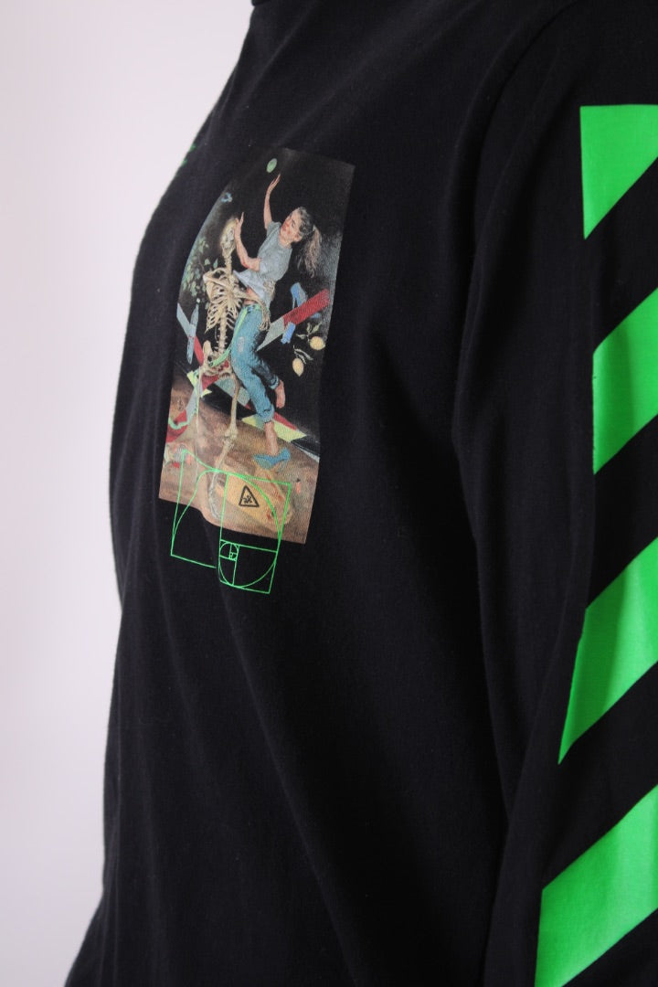 Off White Top Black L