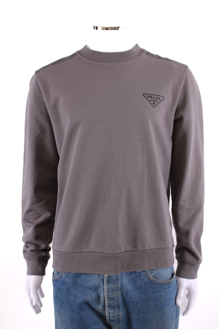 Prada Logo Sweatshirt Grey XL