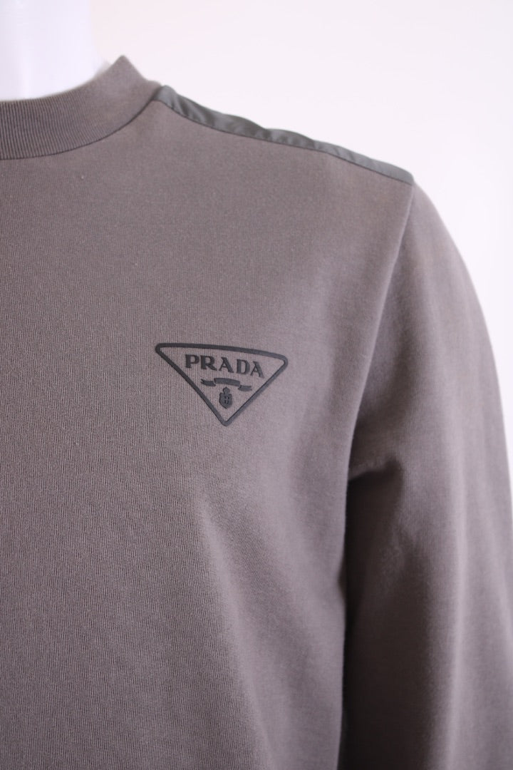 Prada Logo Sweatshirt Grey XL