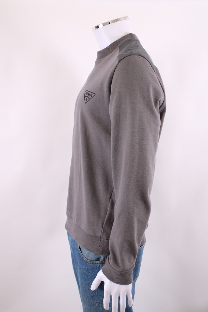 Prada Logo Sweatshirt Grey XL