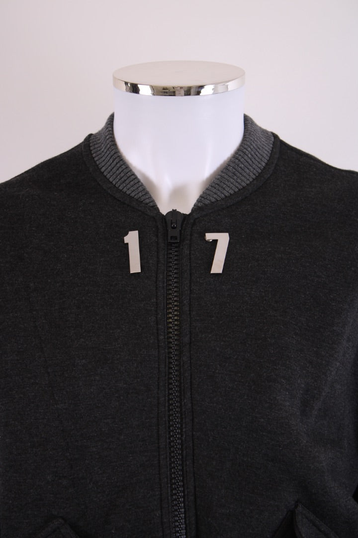 Givenchy Jersey Bomber Jacket Grey L