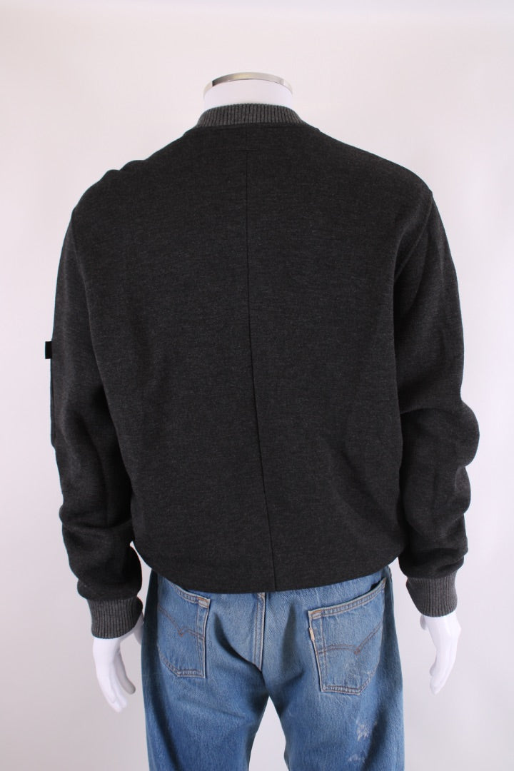 Givenchy Jersey Bomber Jacket Grey L