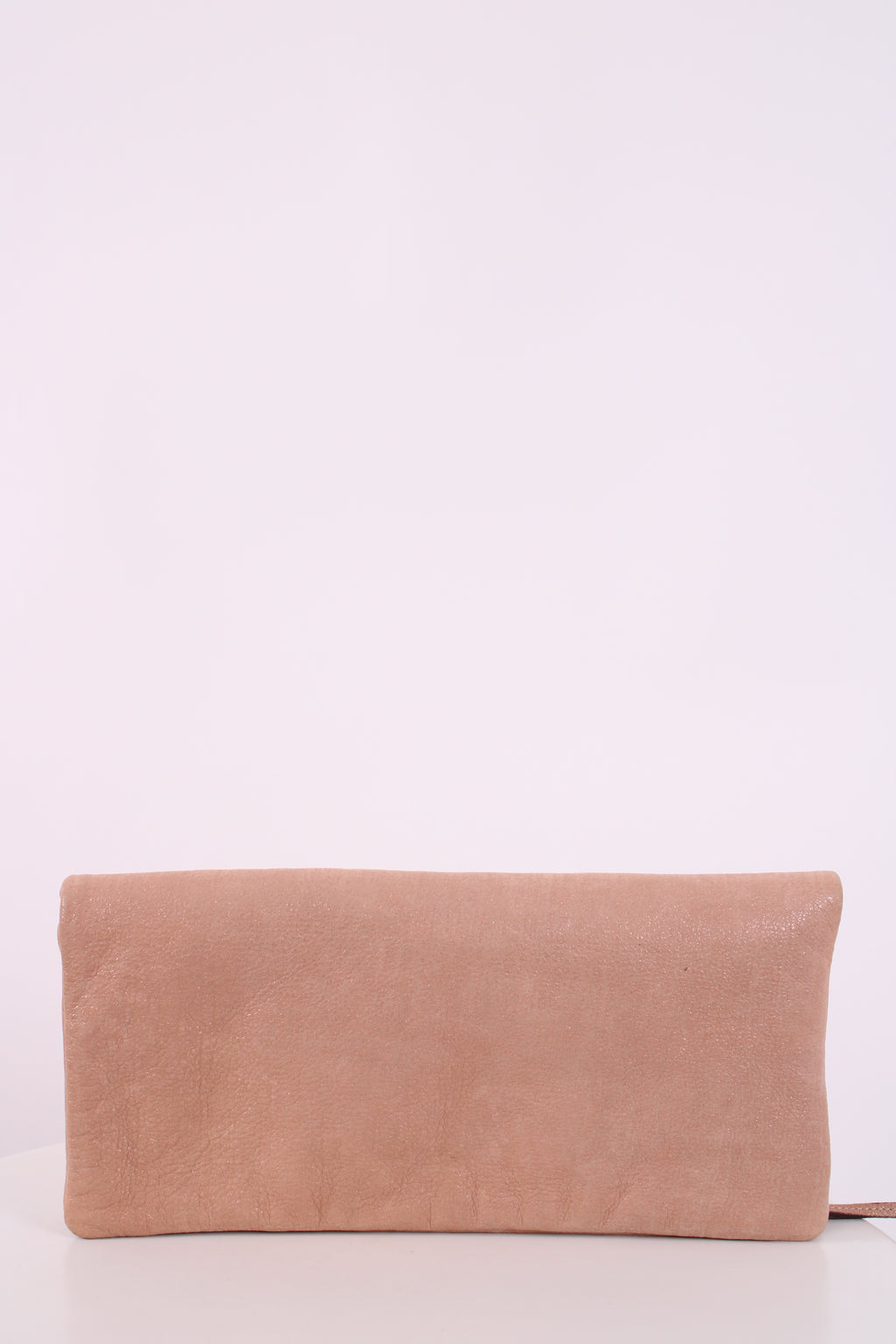 Mulberry Daria Nubuck Clutch Bag Gold Shimmer Nude