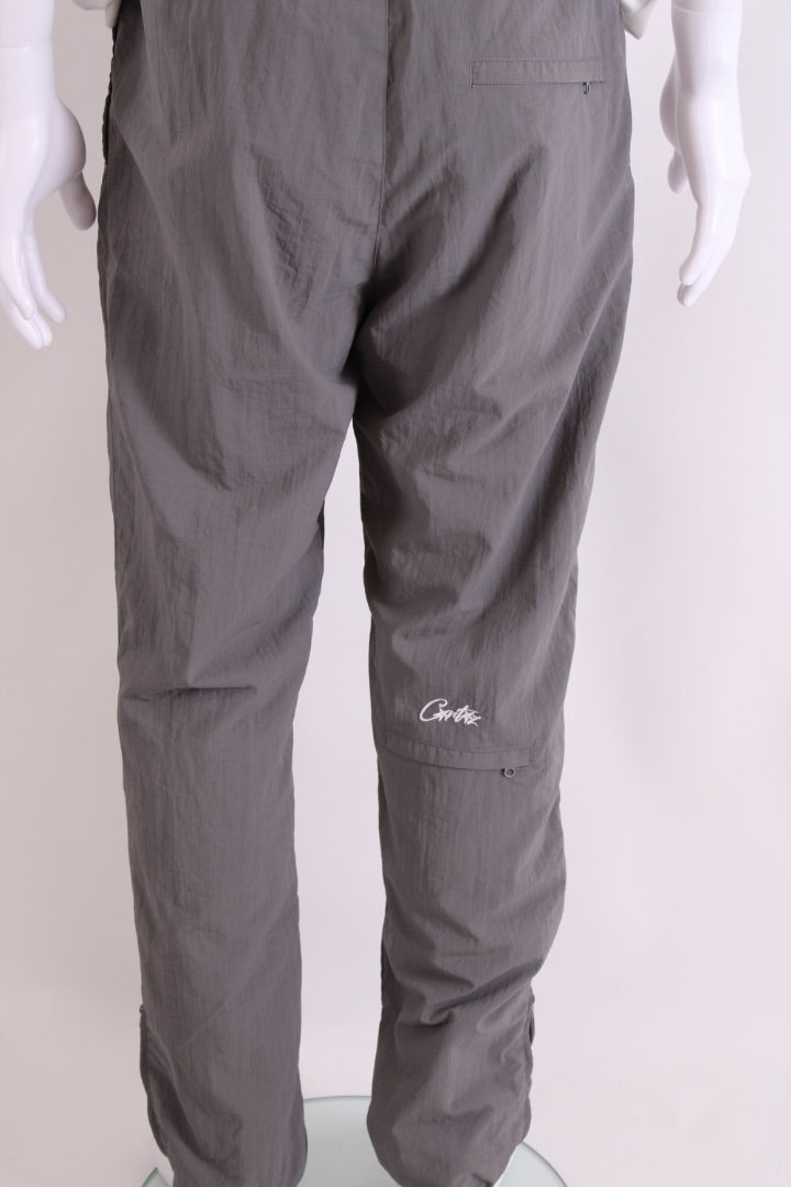 Corteiz Logo Windbreaker Joggers Grey M