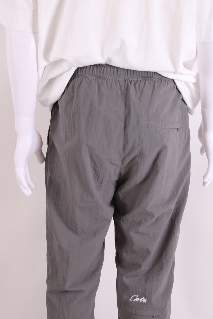 Corteiz Logo Windbreaker Joggers Grey M