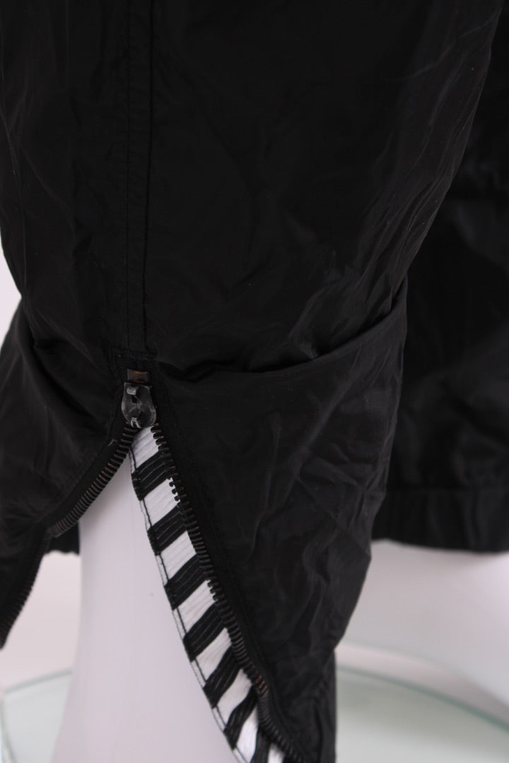 Off White Nylon Cargo Trousers Black L