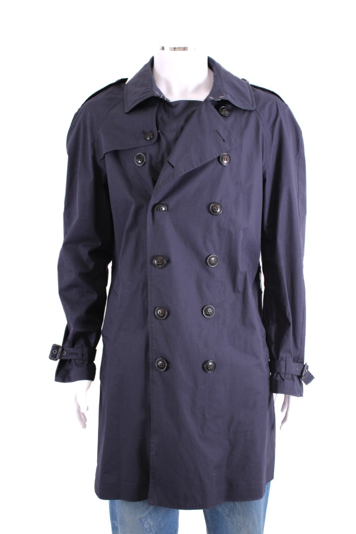 Burberry Trench Coat Navy L