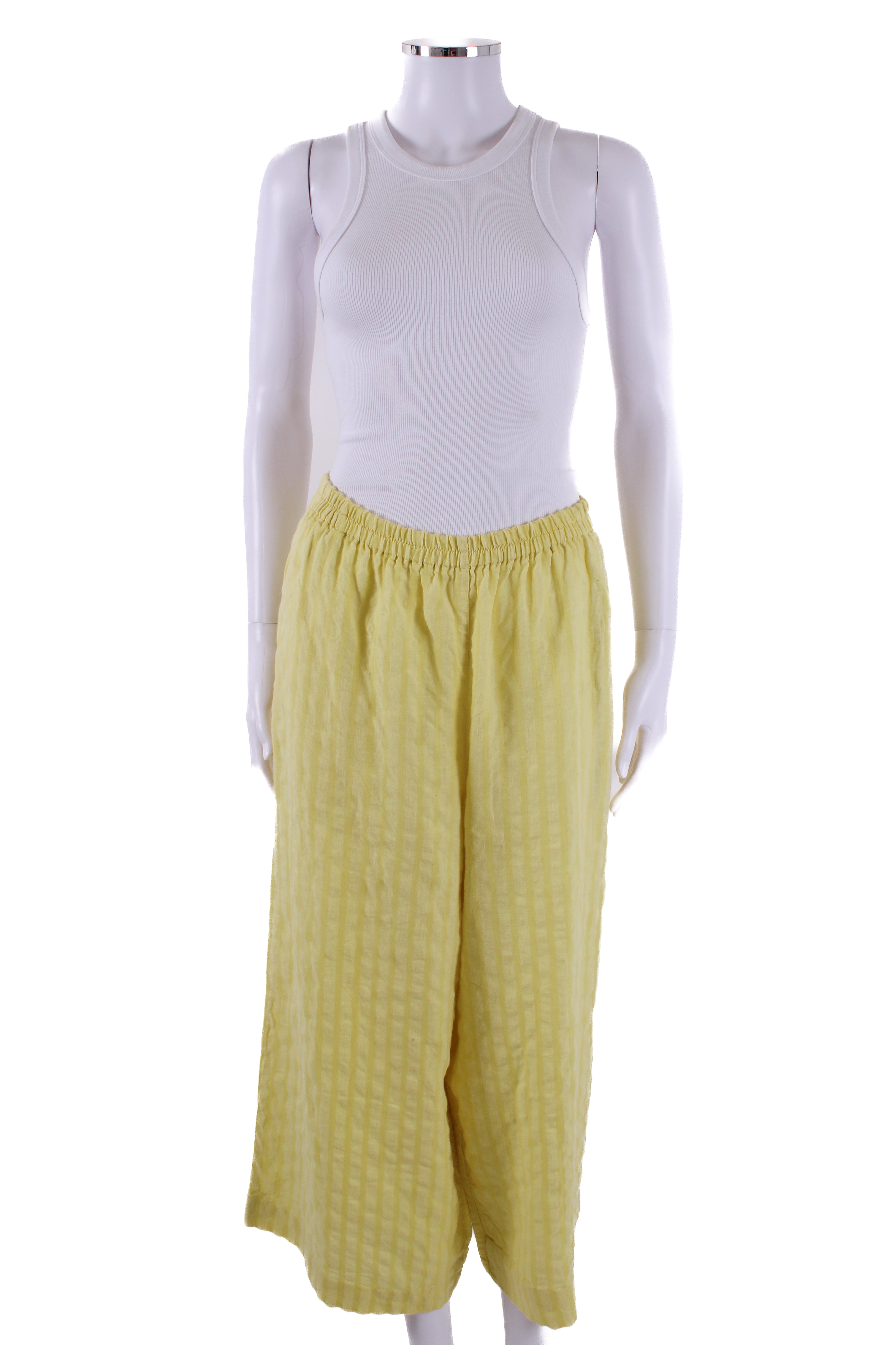 OSKA Wide Leg Trousers Yellow L