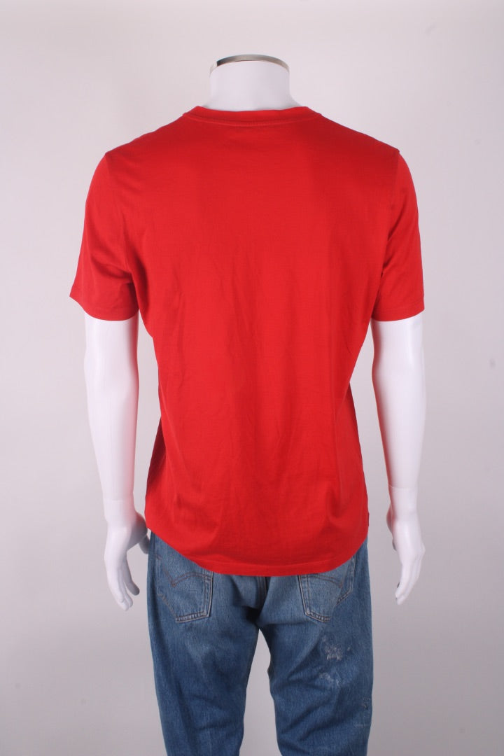 Balenciaga 2015 Brushstroke T-shirt Red M