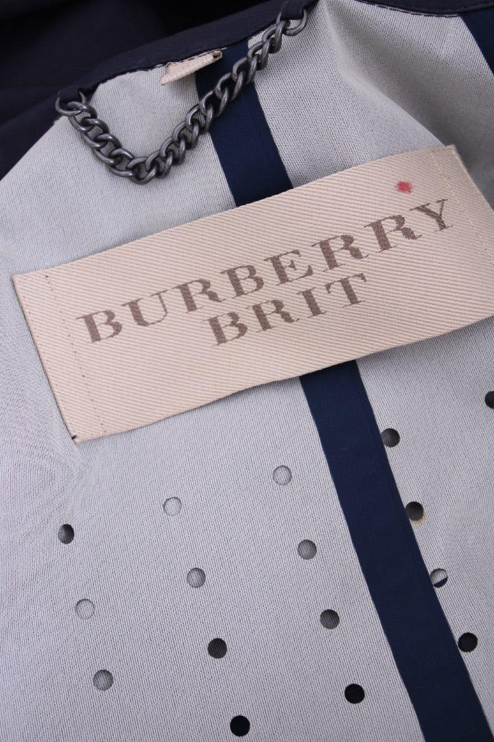 Burberry Trench Coat Navy L