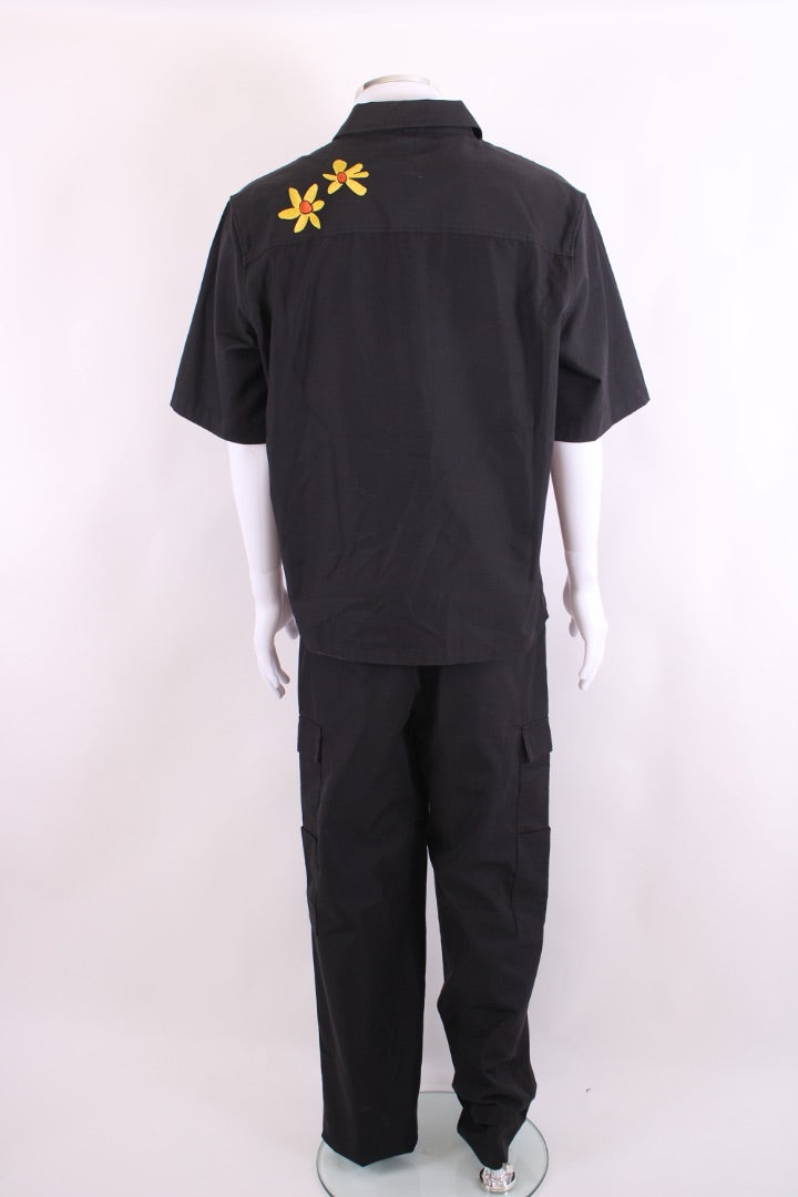 Axel Arigato Embroidered Shirt/ Trouser Co-ord Black L