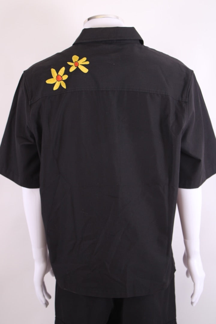 Axel Arigato Embroidered Shirt/ Trouser Co-ord Black L
