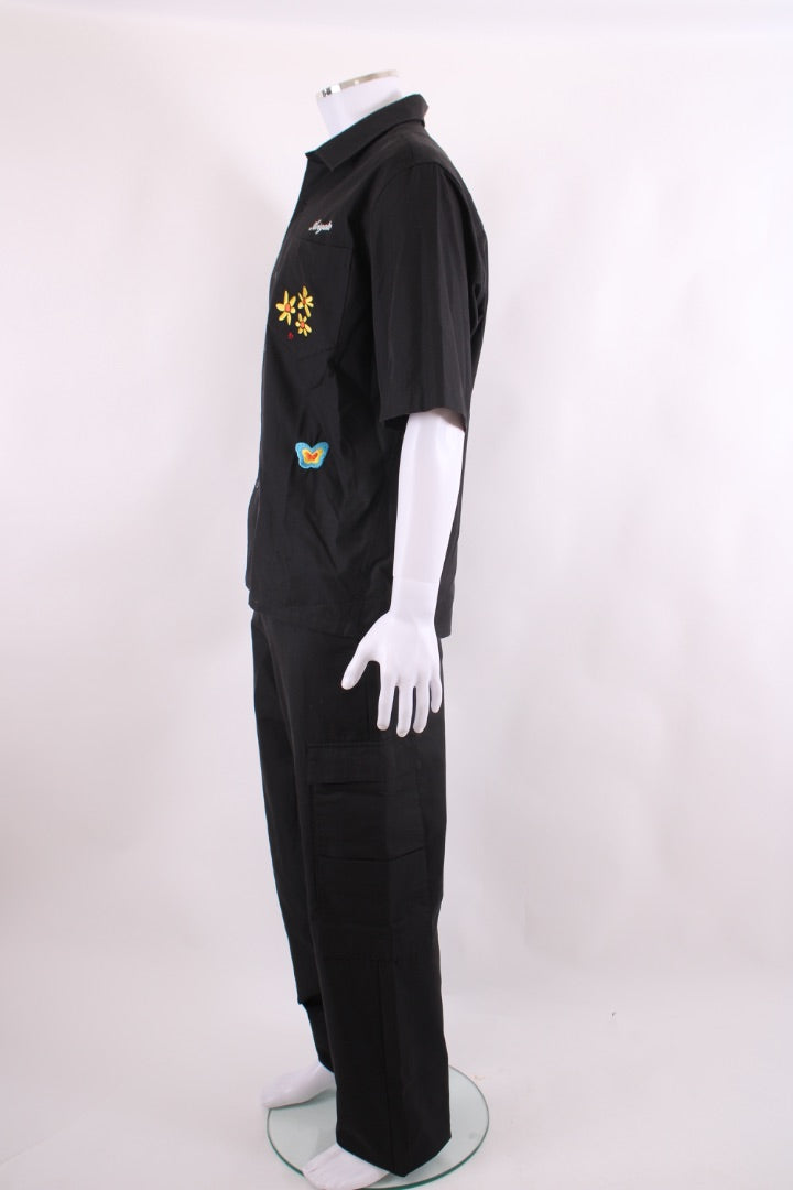 Axel Arigato Embroidered Shirt/ Trouser Co-ord Black L
