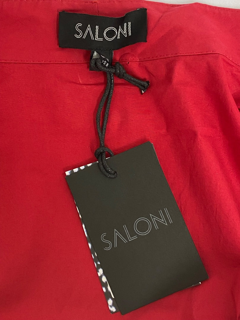 Saloni Midi Dress Pink 12