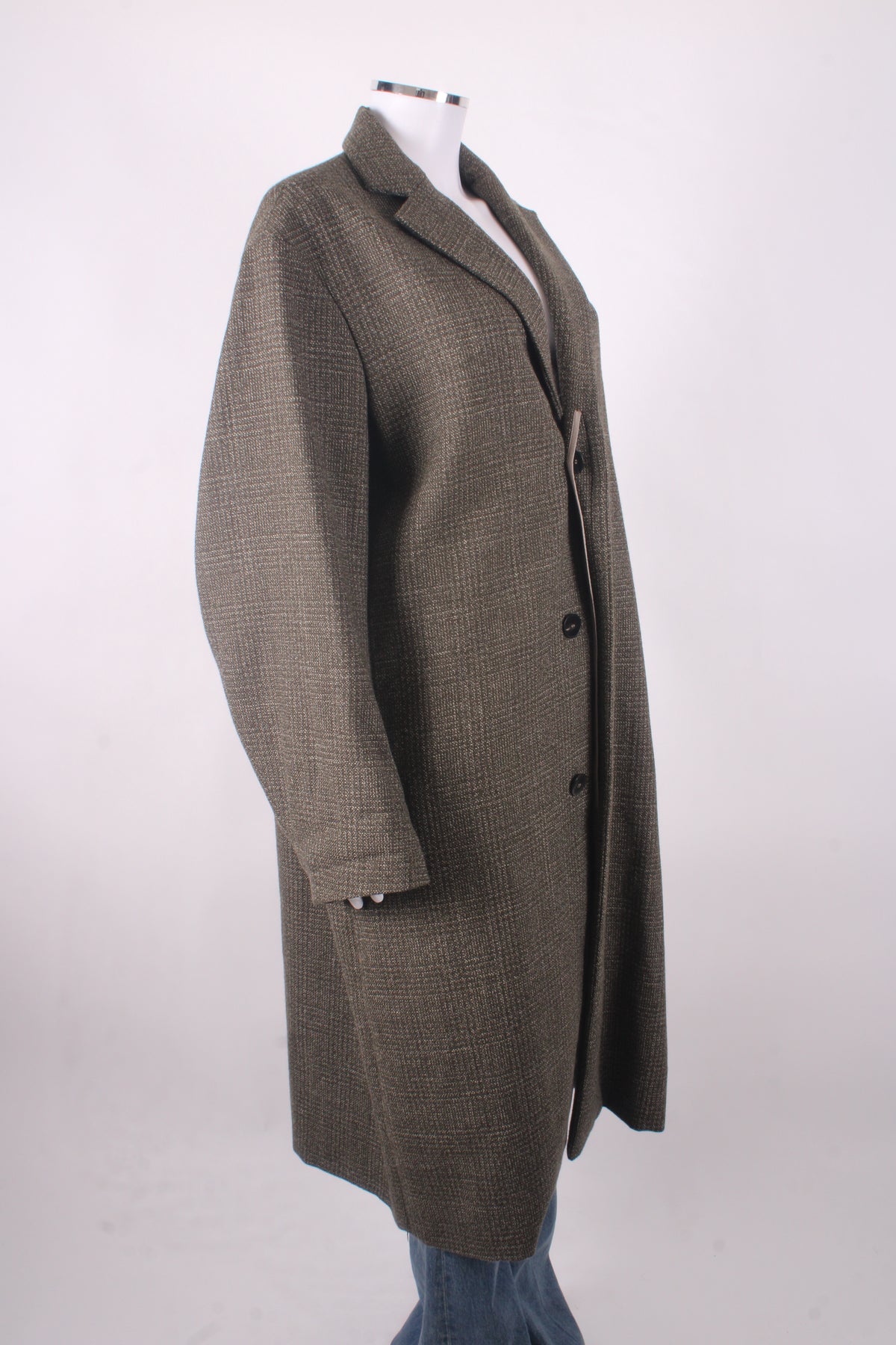 Sofie D'Hoore Tweed Coat Green 8