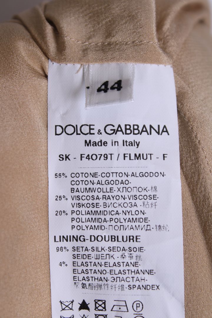 Dolce & Gabbana Lace Skirt Beige M