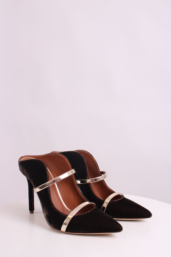 Malone Souliers Maureen Slip on Heeled Shoes Brown 37.5