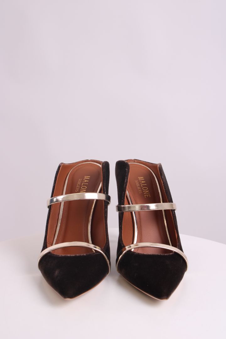 Malone Souliers Maureen Slip on Heeled Shoes Brown 37.5