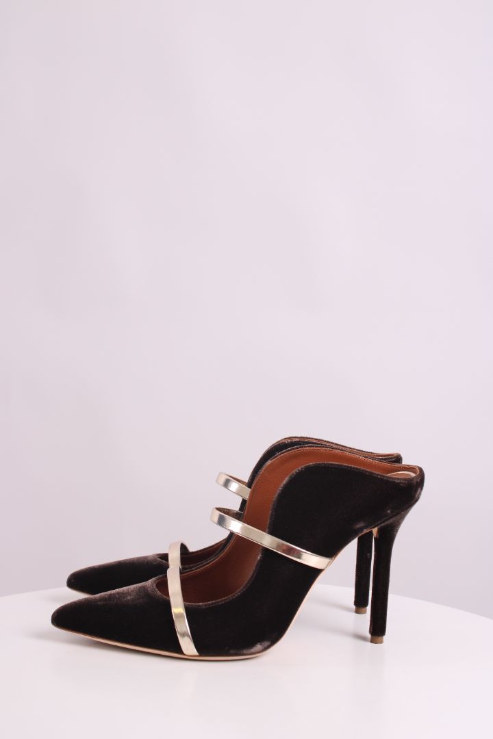 Malone Souliers Maureen Slip on Heeled Shoes Brown 37.5