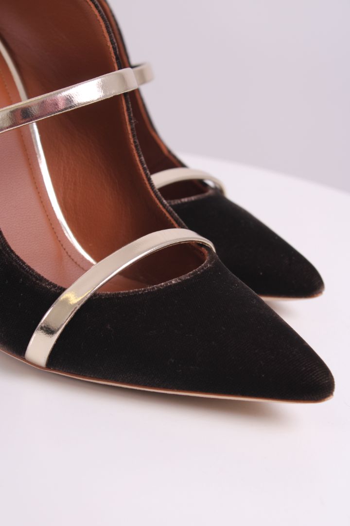 Malone Souliers Maureen Slip on Heeled Shoes Brown 37.5
