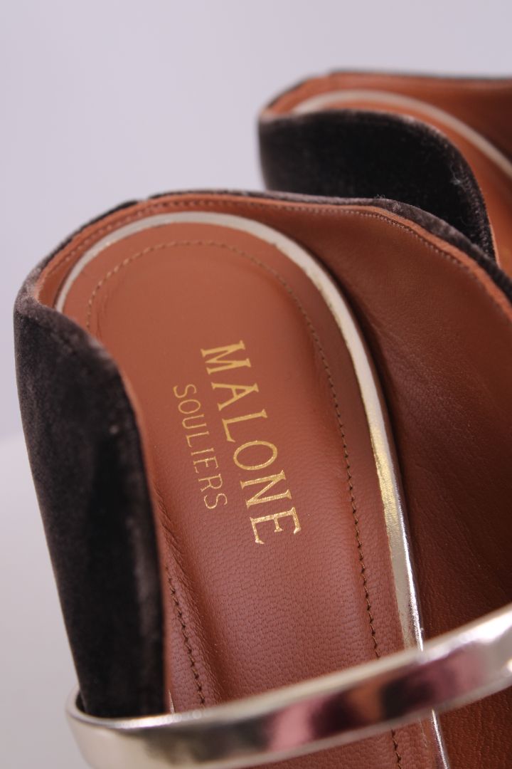 Malone Souliers Maureen Slip on Heeled Shoes Brown 37.5