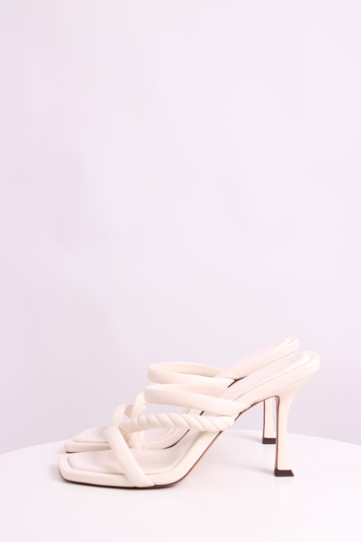 Jimmy Choo Diosa Twist Heels White 39.5