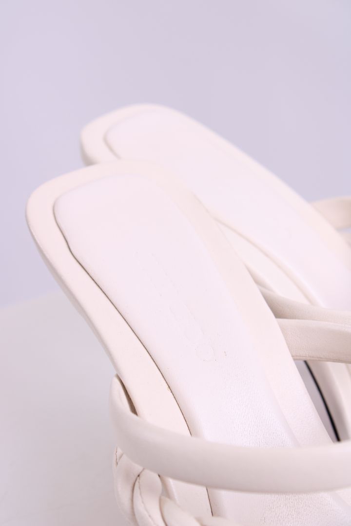 Jimmy Choo Diosa Twist Heels White 39.5