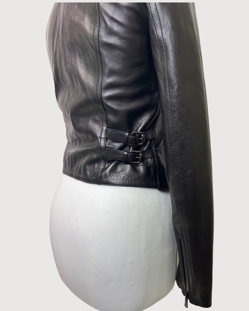 Black Gucci Leather Jacket, 8