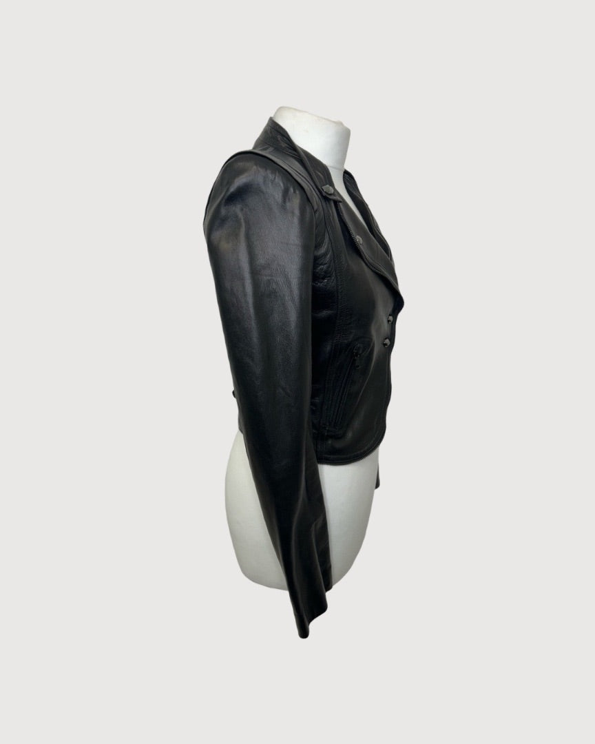 Black Gucci Leather Jacket, 8