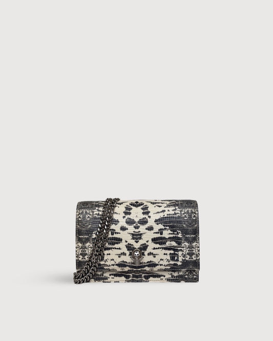 Print cream and grey Alexander McQueen Bag