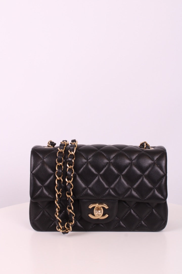 Chanel Mini Classic Handbag Black