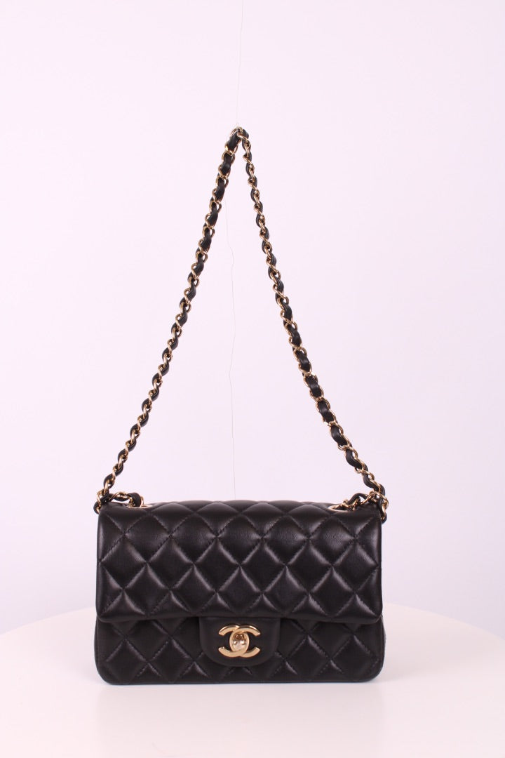 Chanel Mini Classic Handbag Black