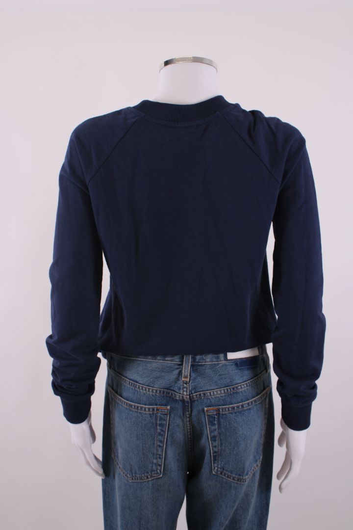 Balmain Logo Sweatshirt Navy 8