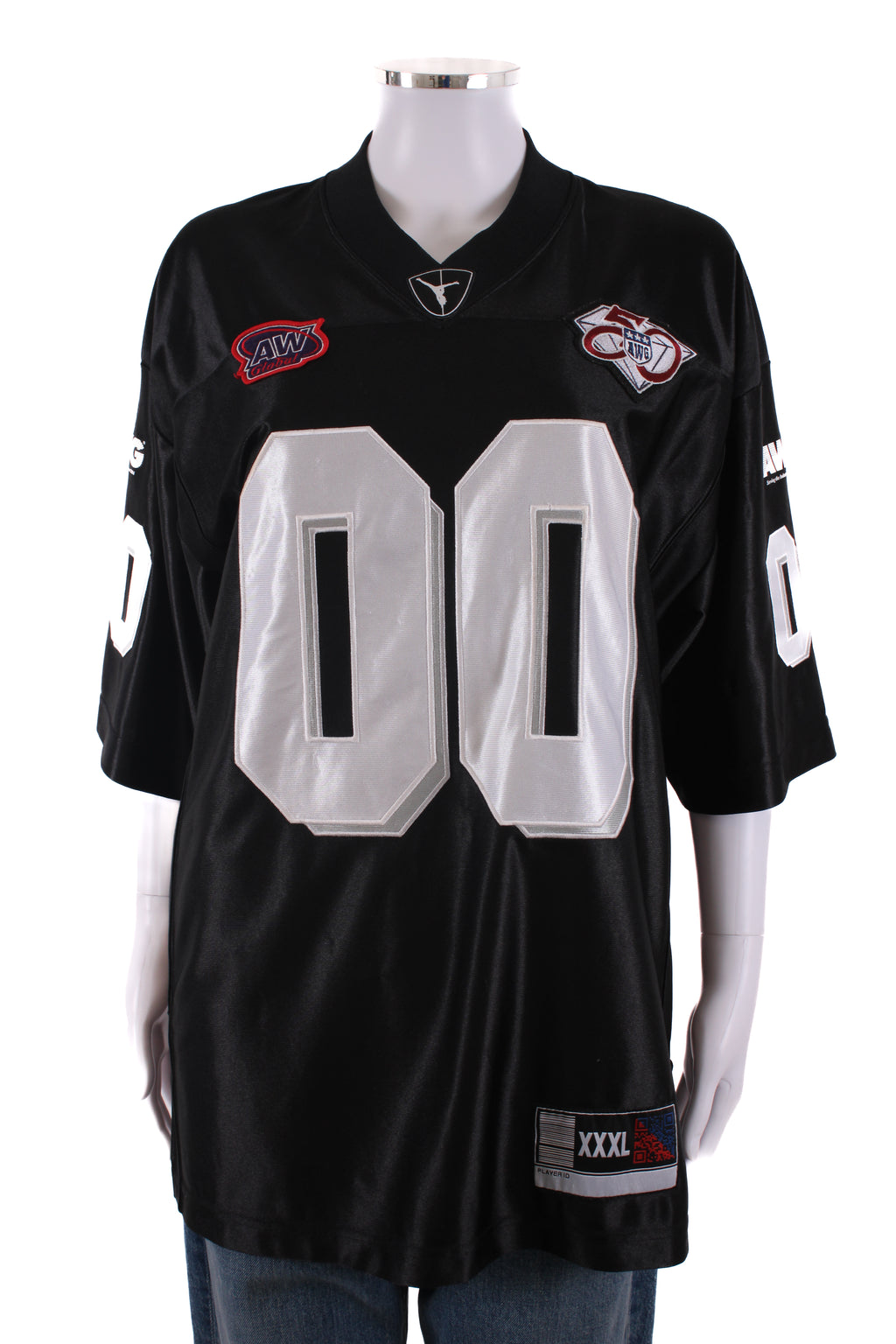Alexander Wang Football Jersey T-shirt Black M