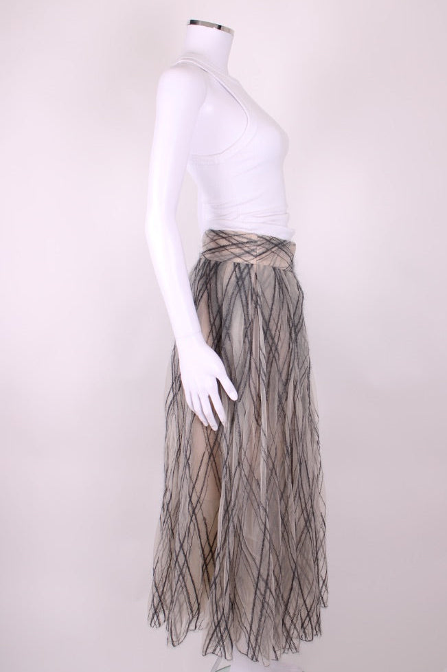 Brunello Cuccinelli Skirt Nude/ Grey 10