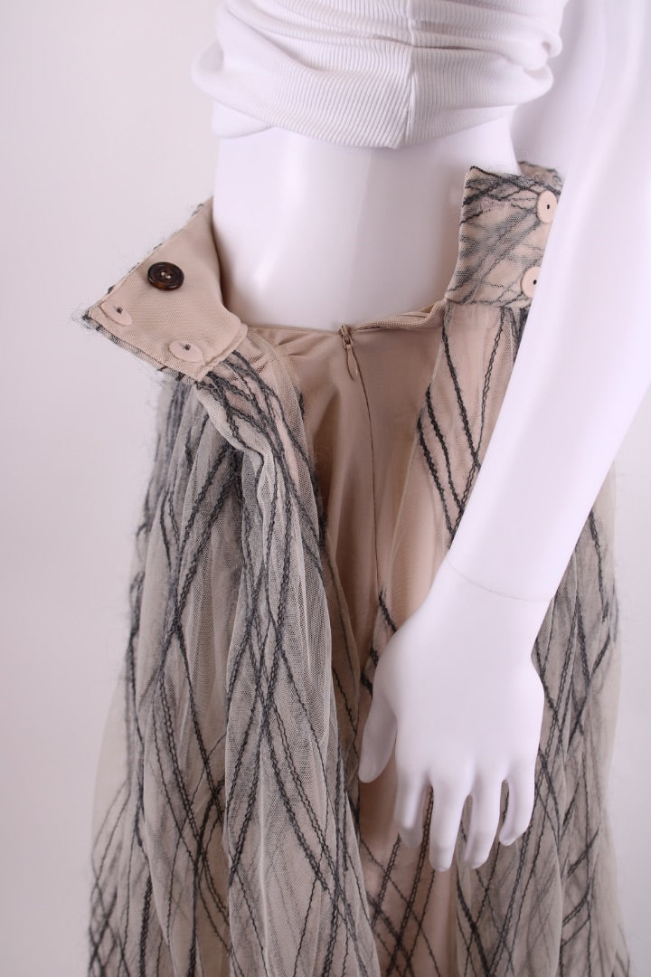 Brunello Cuccinelli Skirt Nude/ Grey 10