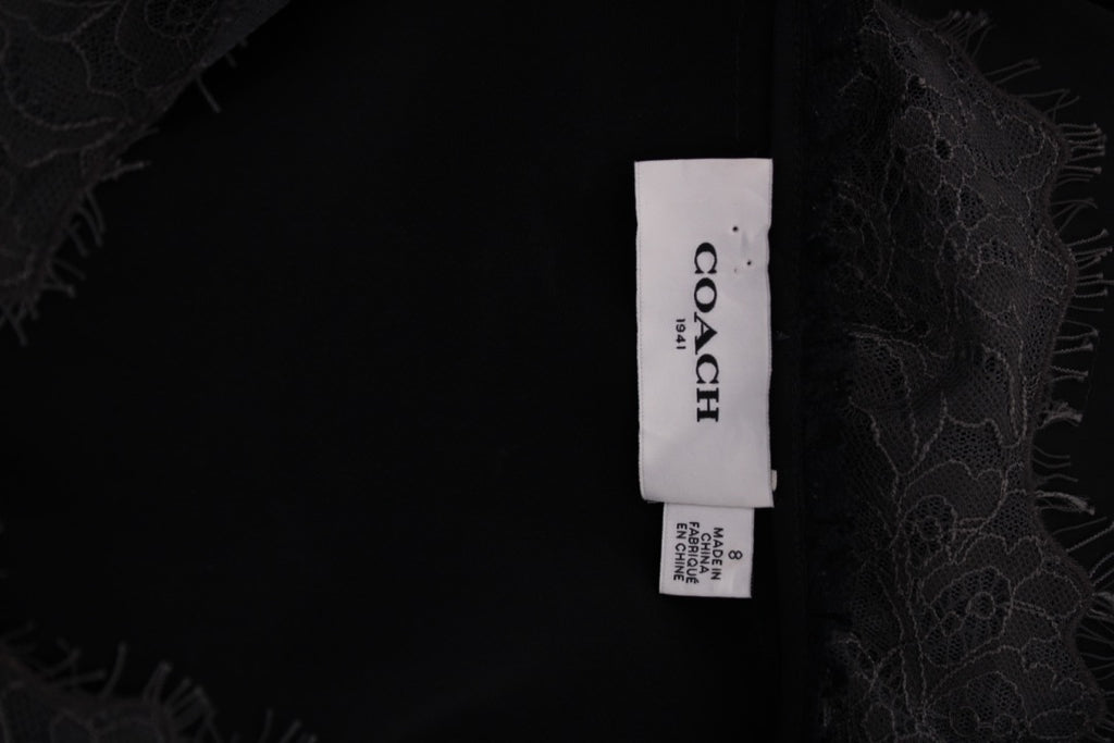 Coach S/S Lace/ Bow Dress Black M